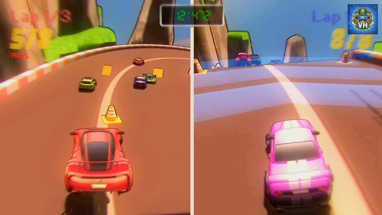 Car+Toon Race: Rally Valley Champion Nintendo Switch - ảnh màn hình 5