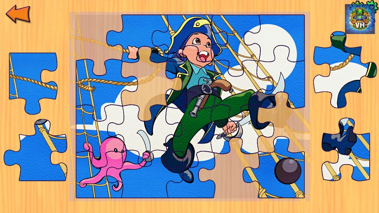 Pirates Jigsaw Puzzle - Education Adventure Learning Children Puzzles Games for Kids & Toddlers Nintendo Switch - ảnh màn hình 1