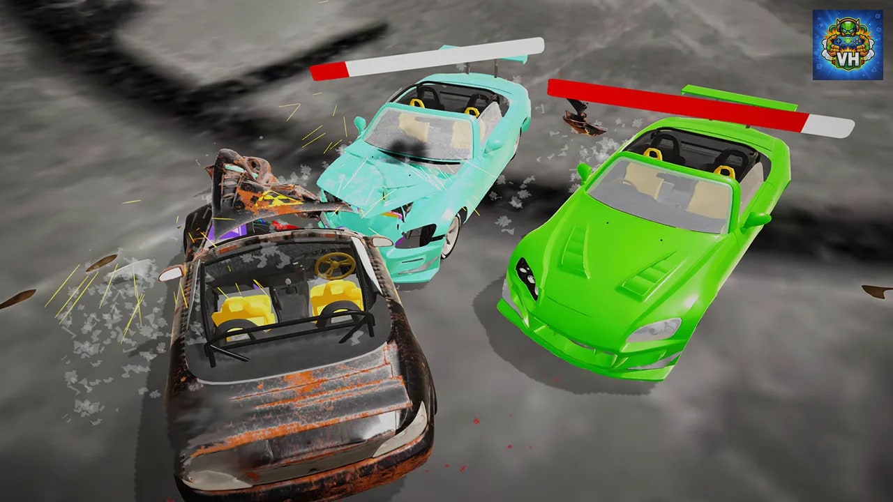 Demolish Derby Nitro-Battle Driving Car Games 2022 Deluxe Driver Nintendo Switch - ảnh màn hình 1