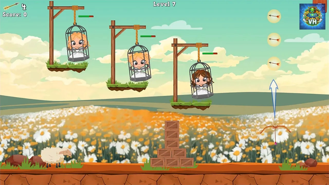 Brave Bow Archer: Princess Rescue Simulator! Nintendo Switch - ảnh màn hình 4