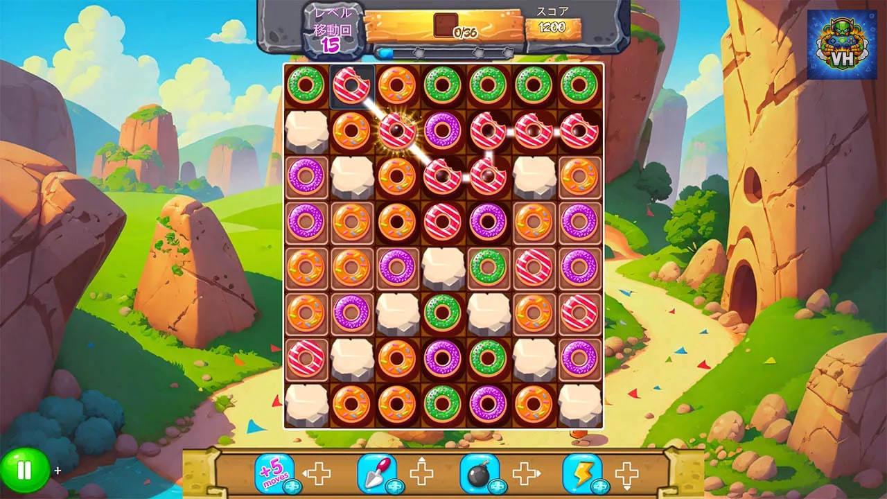 Magic Donut Adventure: Line Match 3 Puzzle Nintendo Switch - ảnh màn hình 10