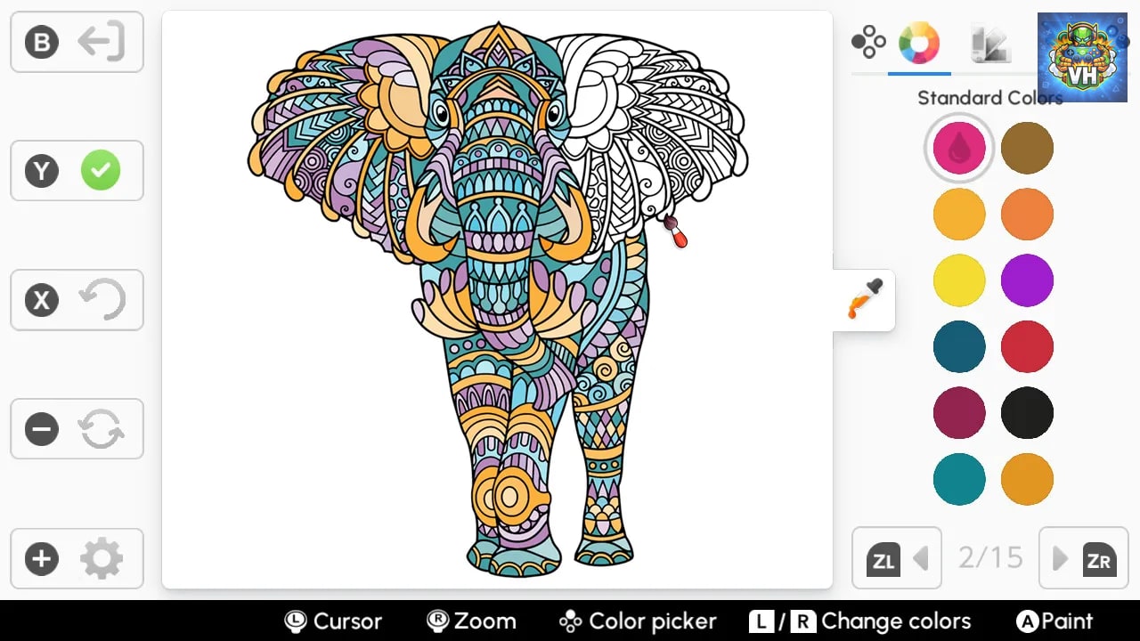 Coloring Book for Adults Nintendo Switch - ảnh màn hình 4