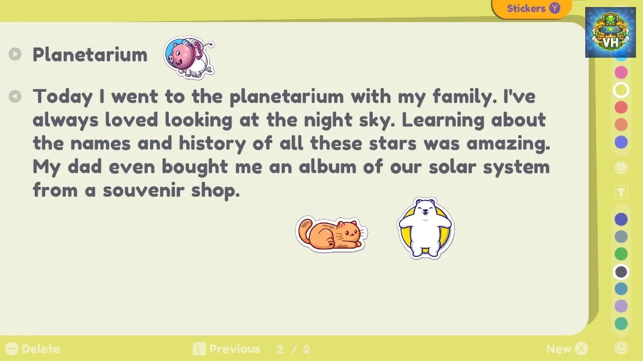 Notes + Stickers Nintendo Switch - ảnh màn hình 2