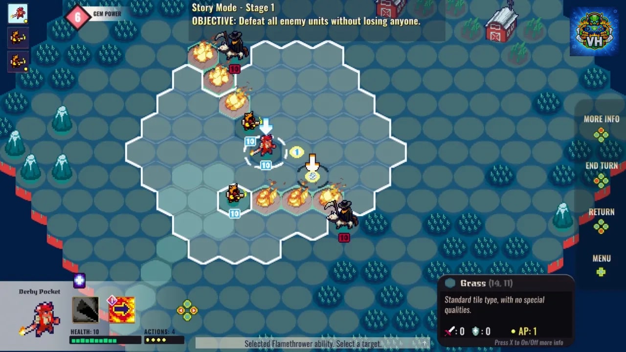 Gem Wizards Tactics Nintendo Switch - ảnh màn hình 2