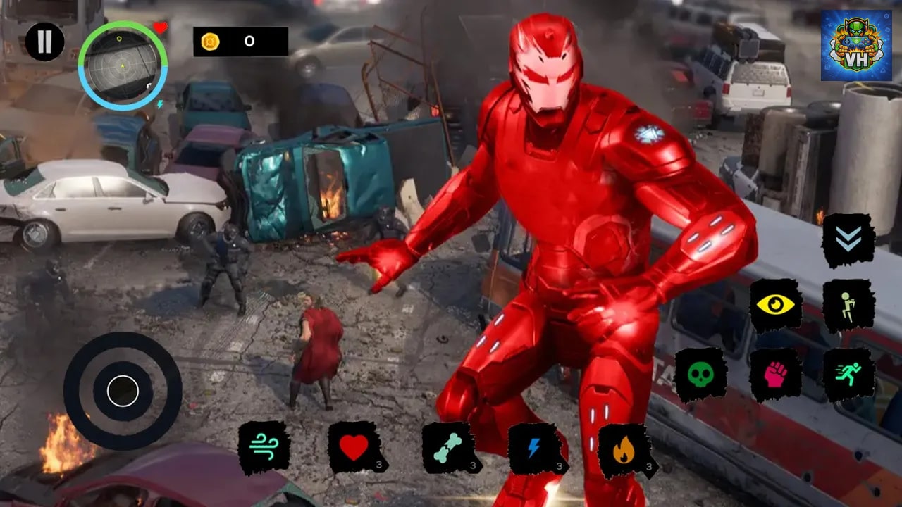 City Super Hero 3D - Flying Legend Warriors Deluxe Simulator Nintendo Switch - ảnh màn hình 2