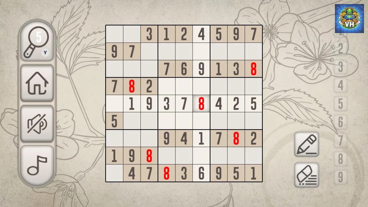 Sudoku: Casual Board Game Nintendo Switch - ảnh màn hình 2