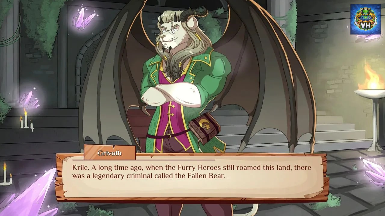 Burrow of the Fallen Bear: A Gay Furry Visual Novel Nintendo Switch - ảnh màn hình 6