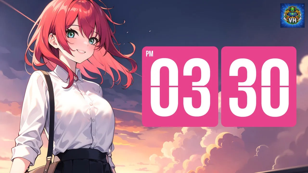 Anime Clock Nintendo Switch - ảnh màn hình 1