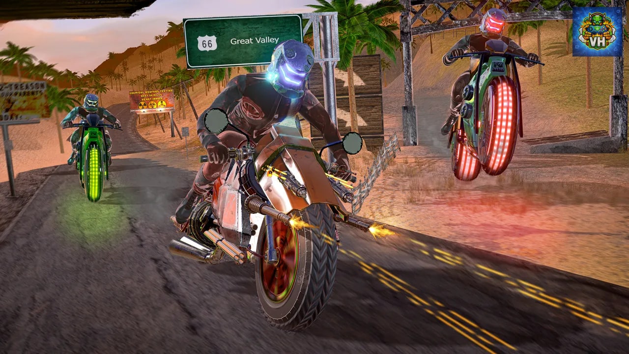 Moto Racer 2044 Game Simulator Nintendo Switch - ảnh màn hình 1