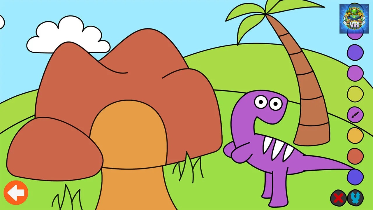 Learn & Play: Dino Coloring Nintendo Switch - ảnh màn hình 6