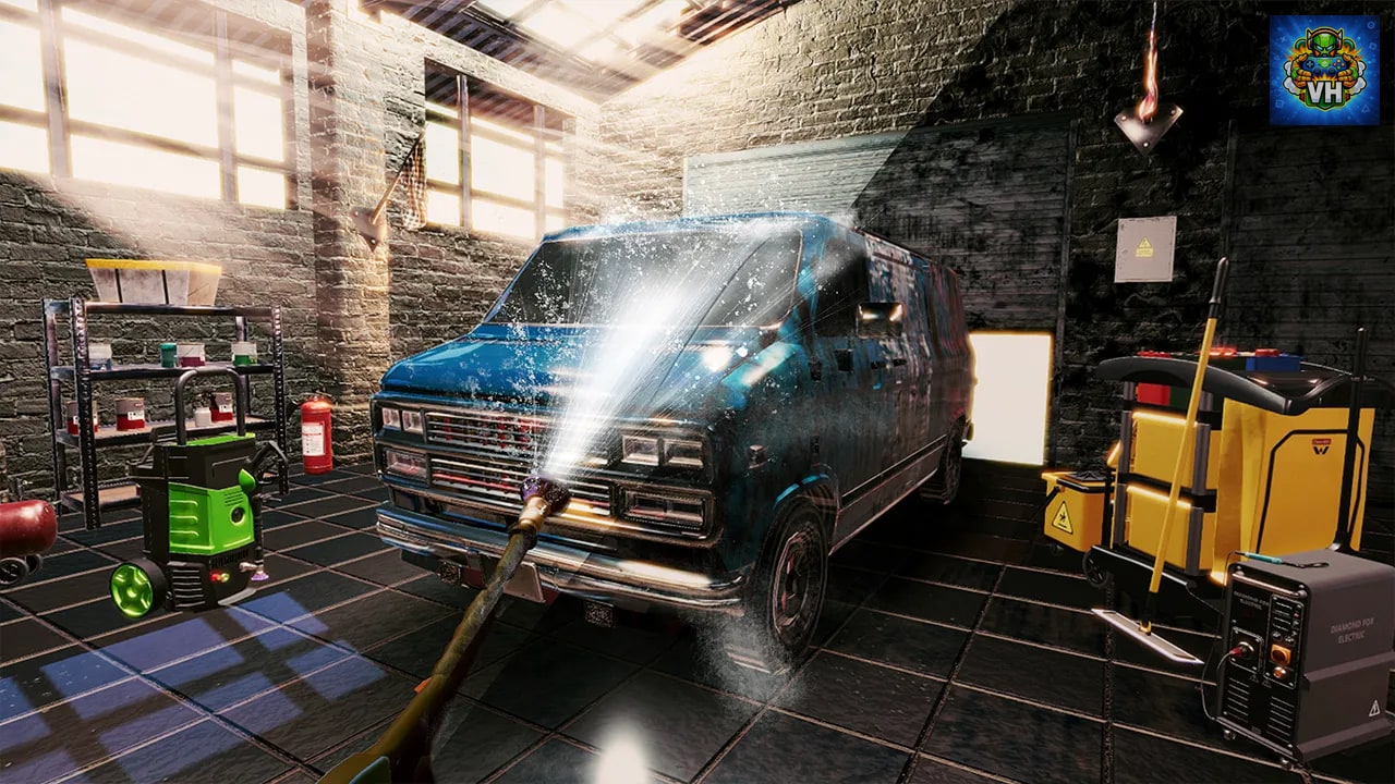 Wash Simulator - Clean Garage, House, Cars Business Tycoons Nintendo Switch - ảnh màn hình 1