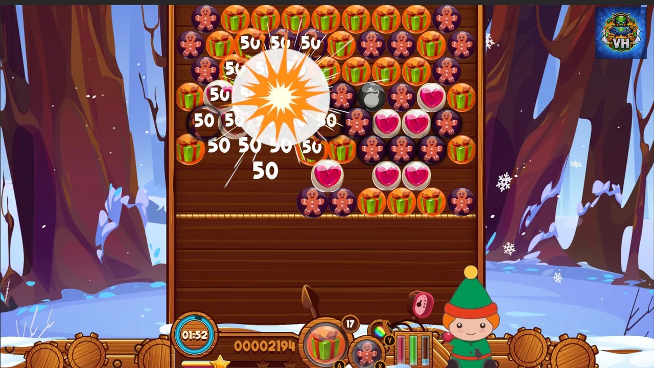 Christmas Bubble Puzzle Nintendo Switch - ảnh màn hình 2