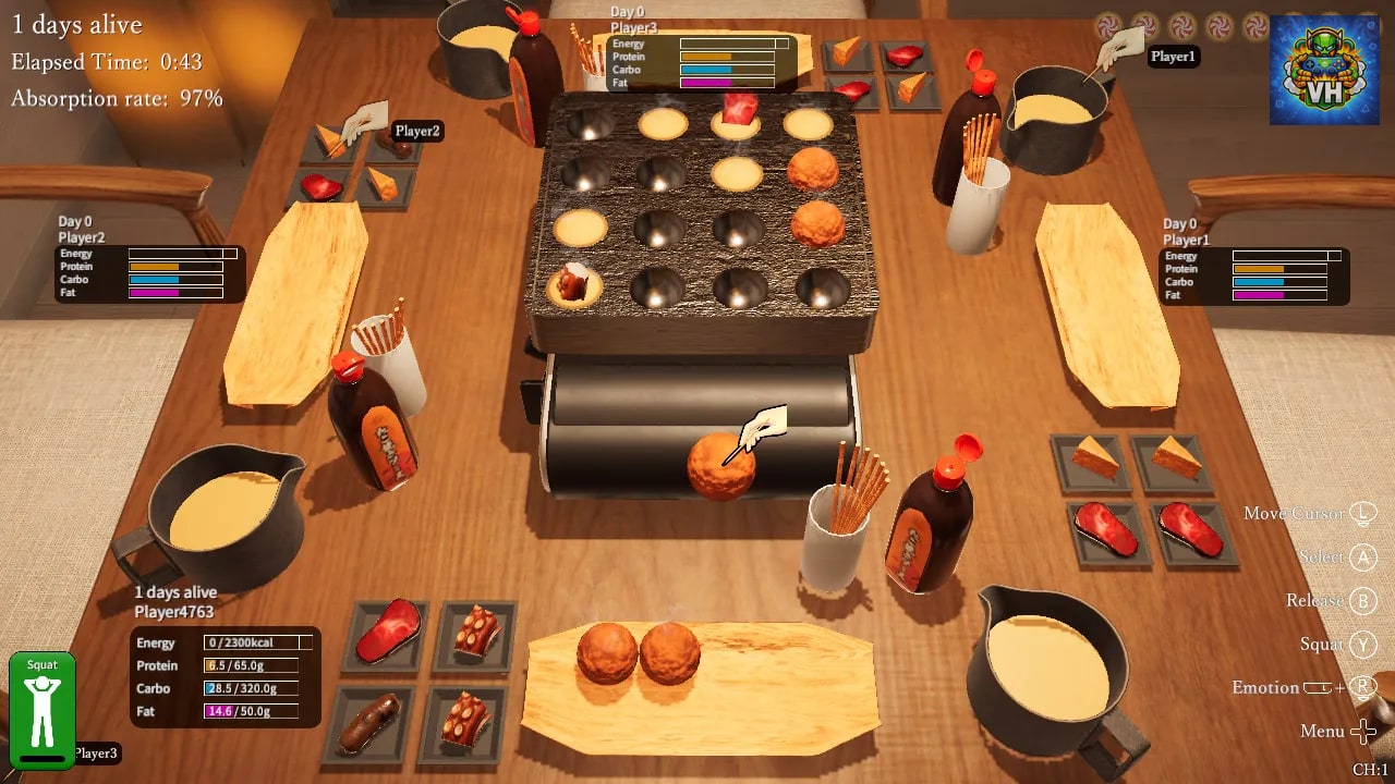 Takoyaki Party Survival Nintendo Switch - ảnh màn hình 1