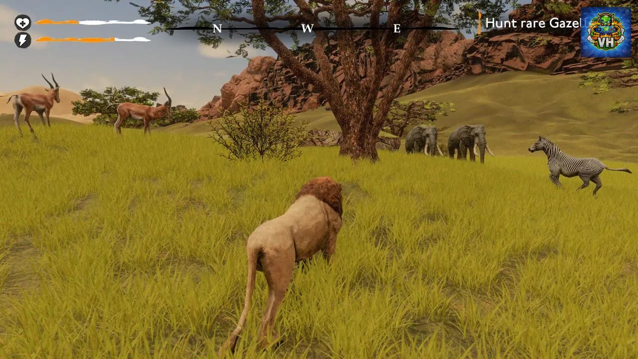 Lion Simulator Survival: RPG Animal Battle Nintendo Switch - ảnh màn hình 6