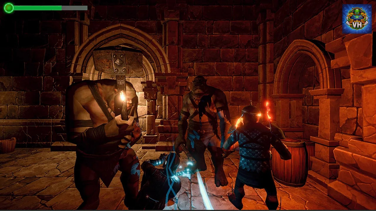 Outcasts of Dungeon: Epic Magic World Fight Rogue Game Simulator Nintendo Switch - ảnh màn hình 2