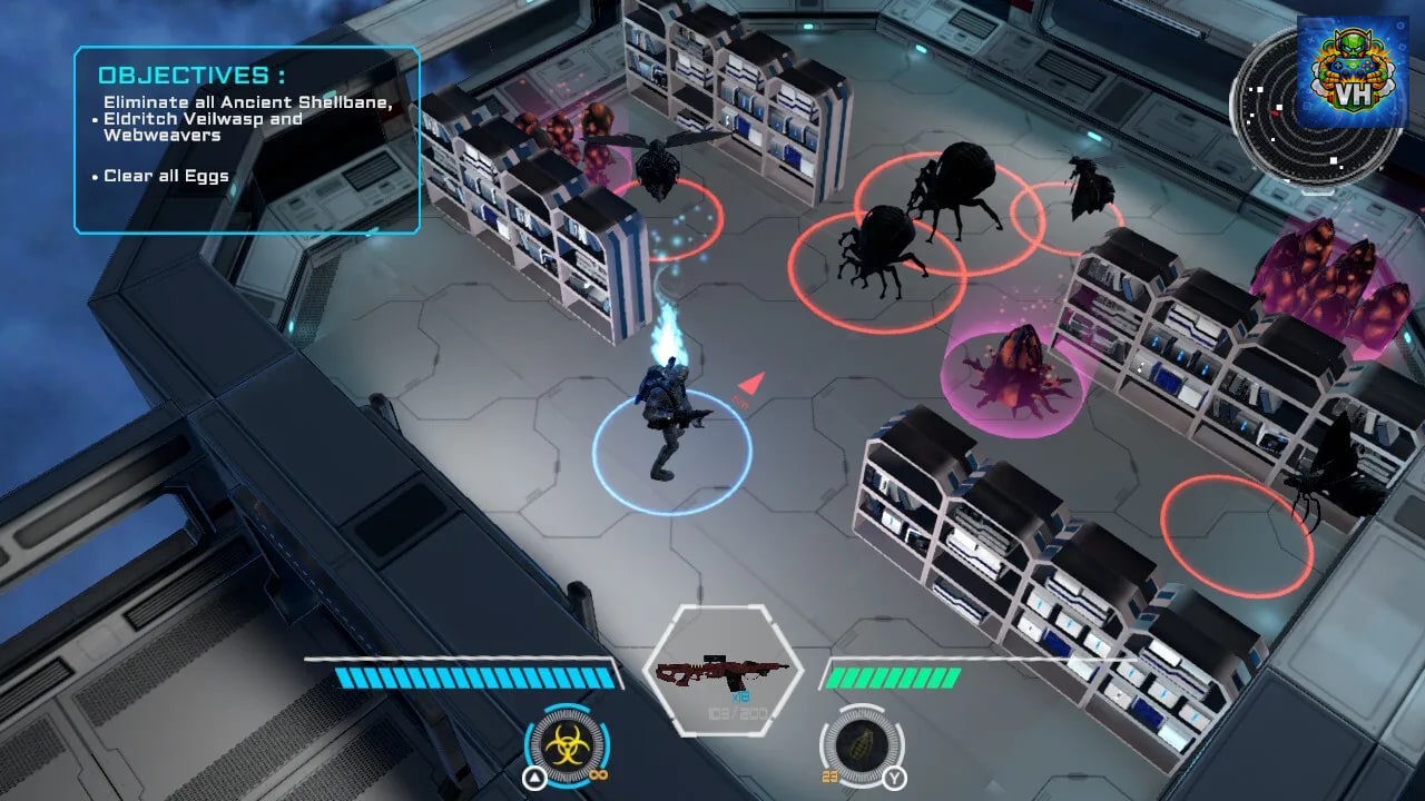 Space Extractor: Galactic Alien Insect Control Invasion Nintendo Switch - ảnh màn hình 1