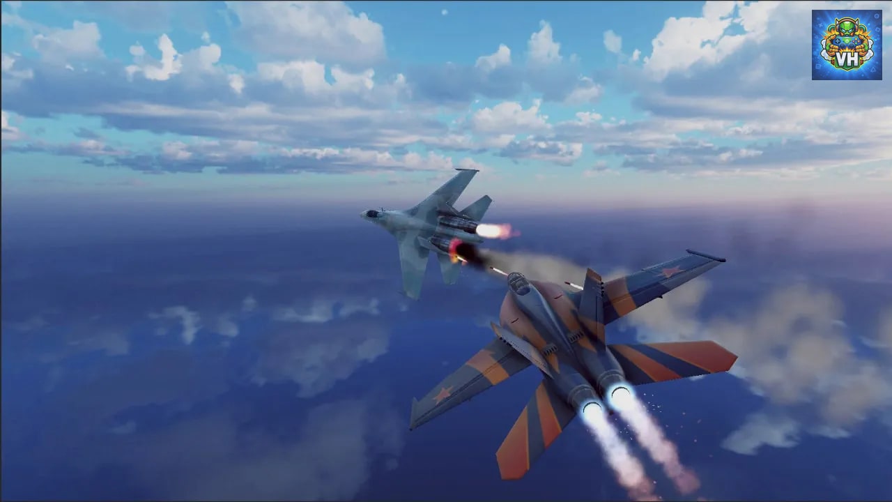 Horizon Midnight Sky Combat Aircraft - War Arena Flight Simulator 2022 Nintendo Switch - ảnh màn hình 5
