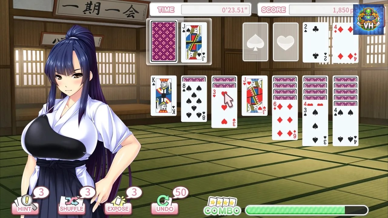 Pretty Girls Klondike Solitaire PLUS Nintendo Switch - ảnh màn hình 3