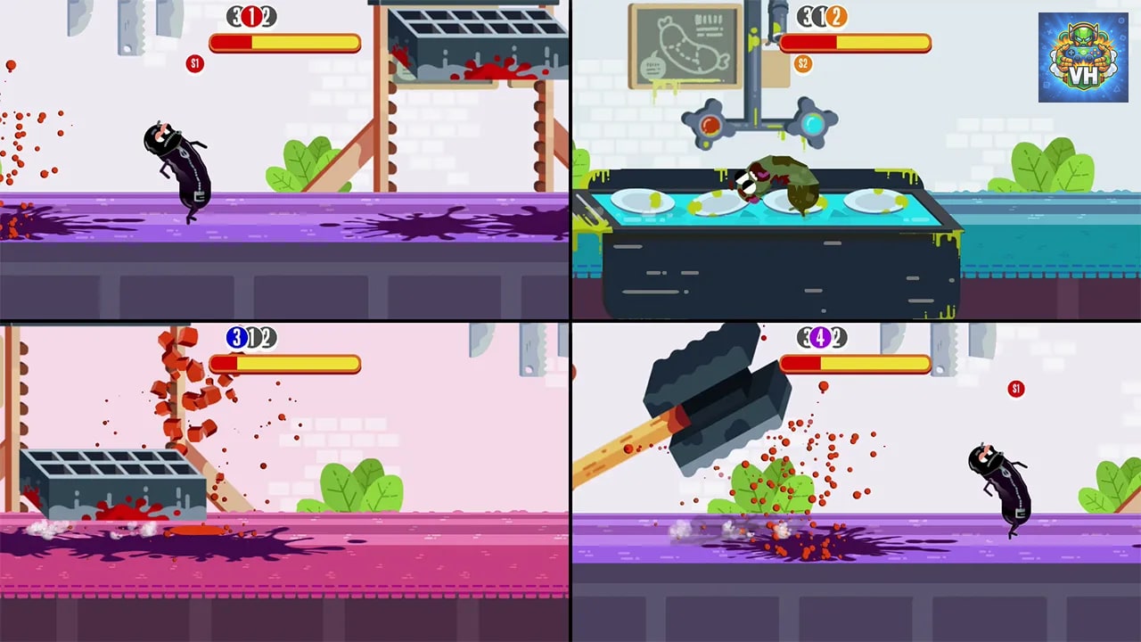 Run Sausage Run! Nintendo Switch - ảnh màn hình 3