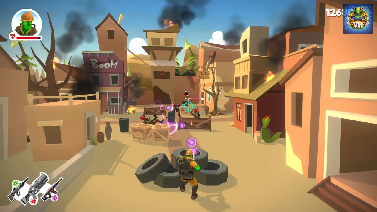 Green Soldiers Heroes Nintendo Switch - ảnh màn hình 2