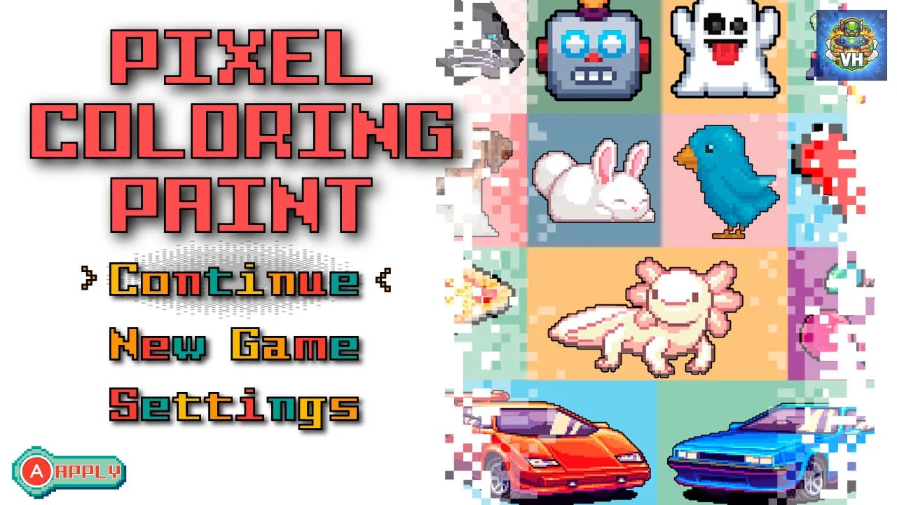 Pixel Coloring Paint Nintendo Switch - ảnh màn hình 3