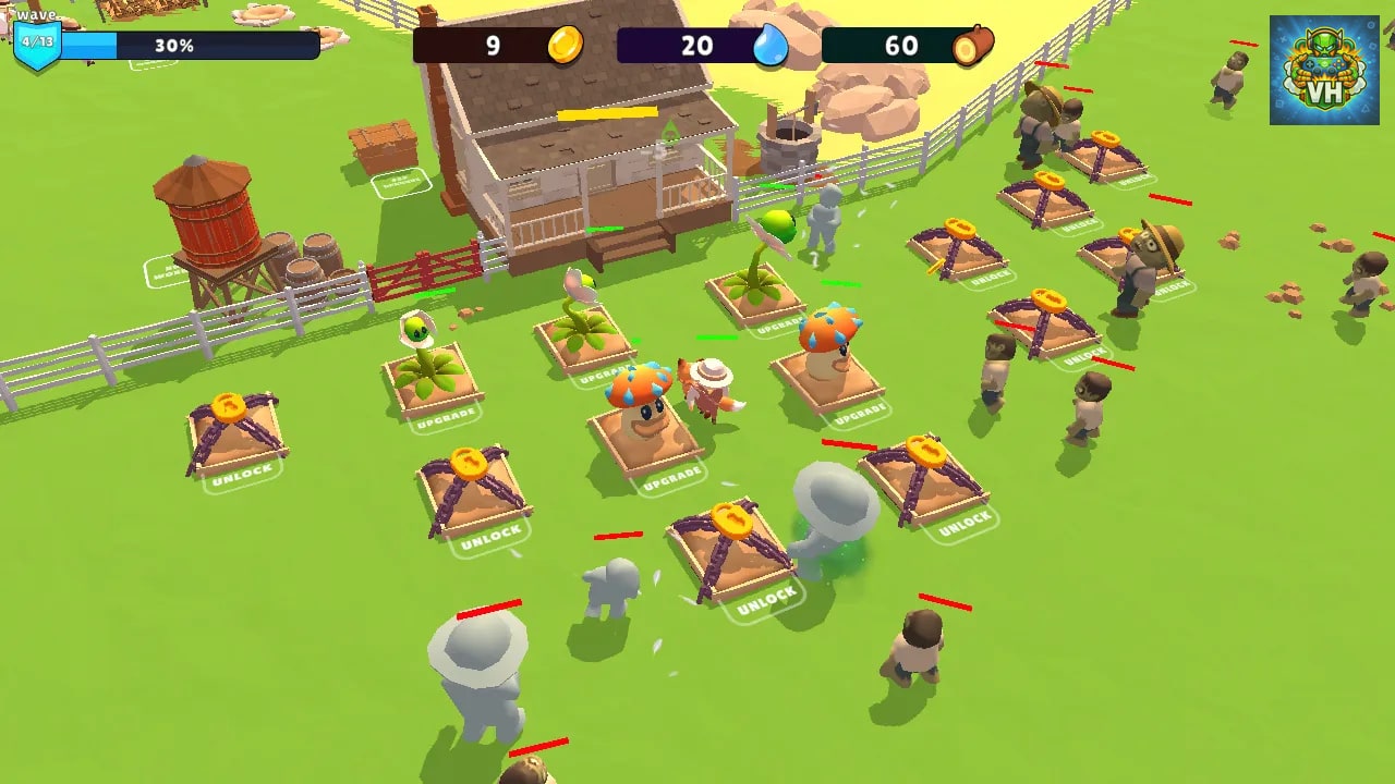 Zombie Garden vs Plants Defence -Battle Craft and Survival Simulator Game Nintendo Switch - ảnh màn hình 4