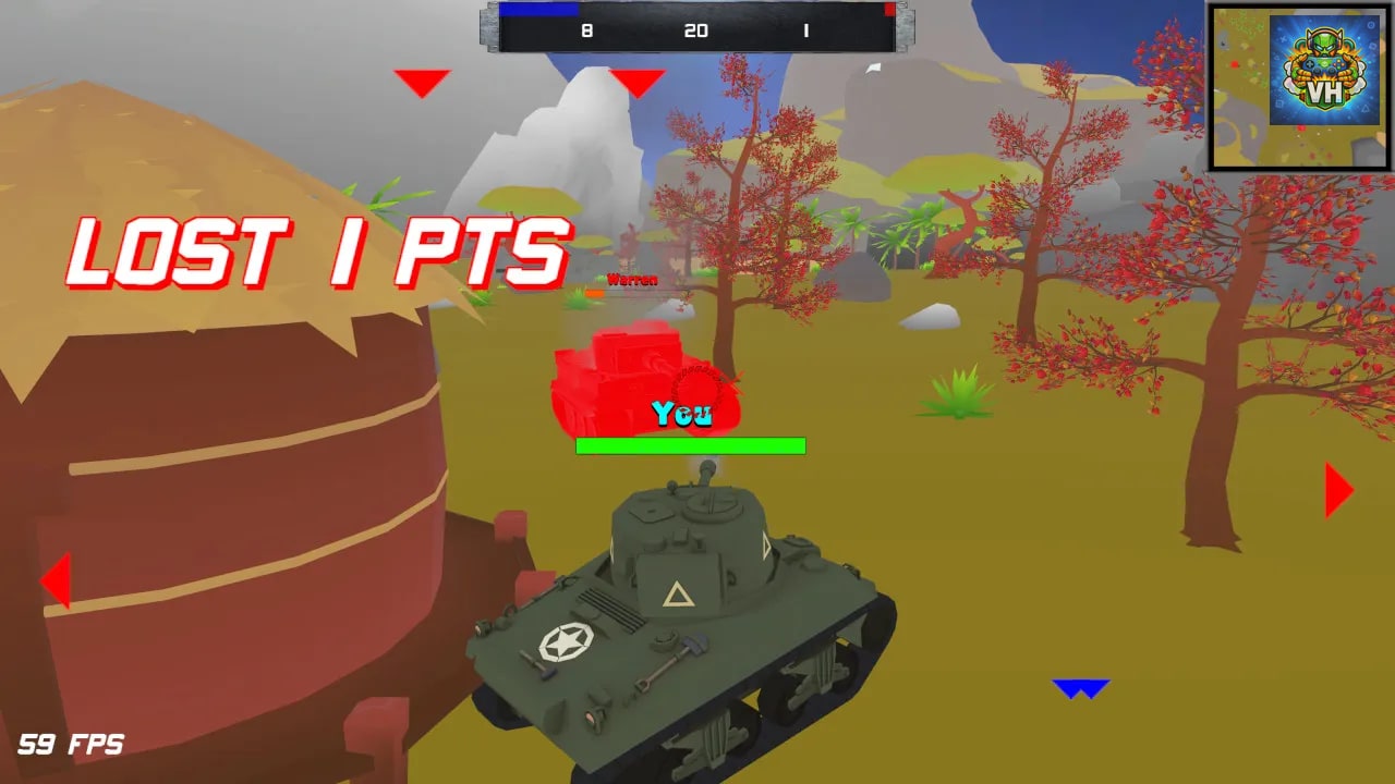 WWII Tank Battle Arena Nintendo Switch - ảnh màn hình 2