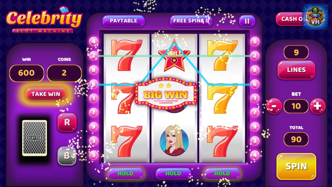 Celebrity Slot Machine Nintendo Switch - ảnh màn hình 1