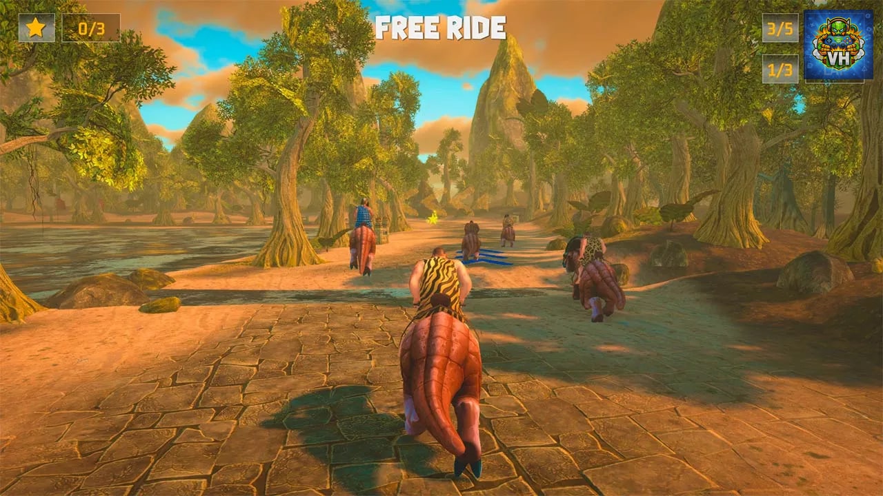 Dino Race – Dinosaur Ride Ranch Nintendo Switch - ảnh màn hình 1