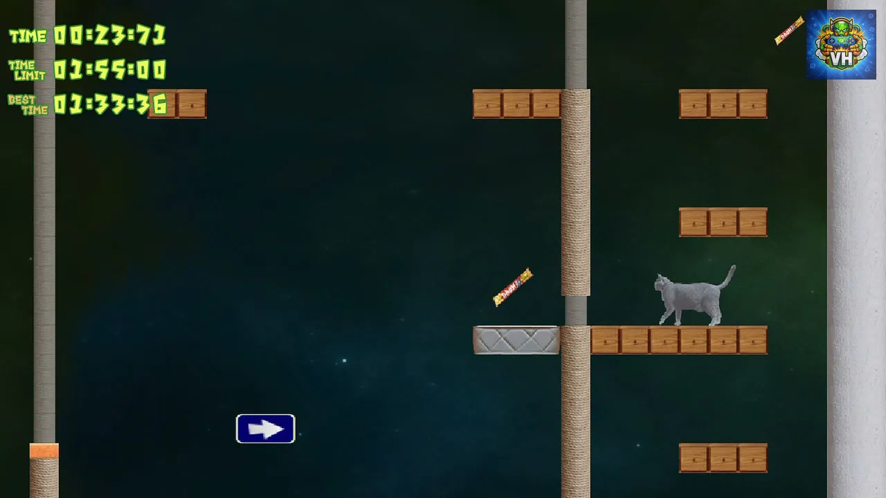 Pixel Game Maker Series CAT AND TOWER Nintendo Switch - ảnh màn hình 1