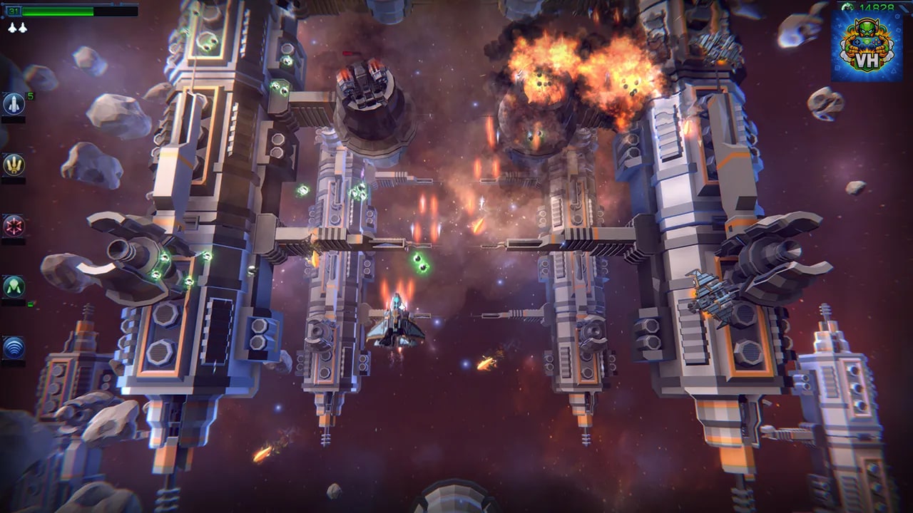 Astro Flame: Starfighter Nintendo Switch - ảnh màn hình 2