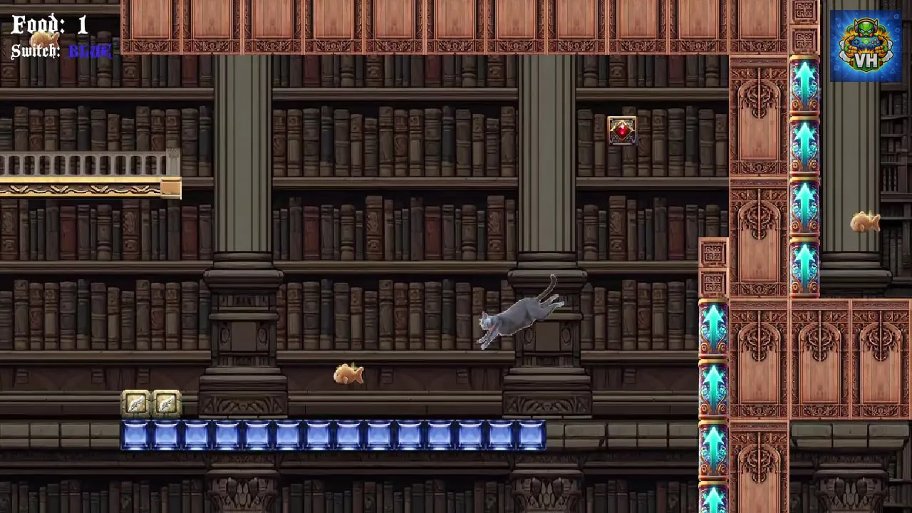 Pixel Game Maker Series CAT AND CASTLE Nintendo Switch - ảnh màn hình 2