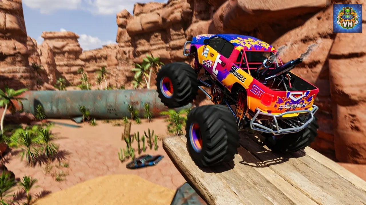Truckzilla - Monster Truck Mega Ramp Nintendo Switch - ảnh màn hình 2