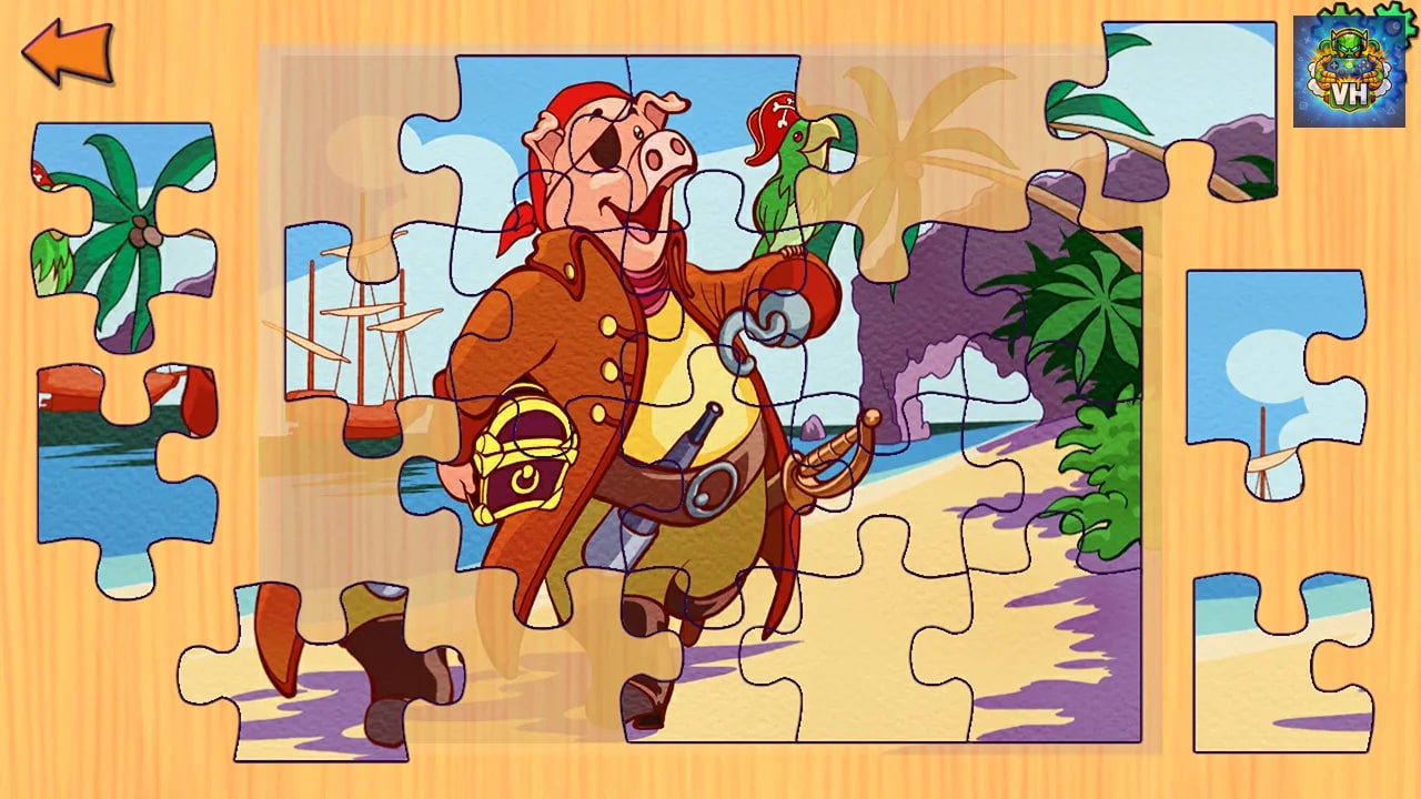 Pirates Jigsaw Puzzle - Education Adventure Learning Children Puzzles Games for Kids & Toddlers Nintendo Switch - ảnh màn hình 3