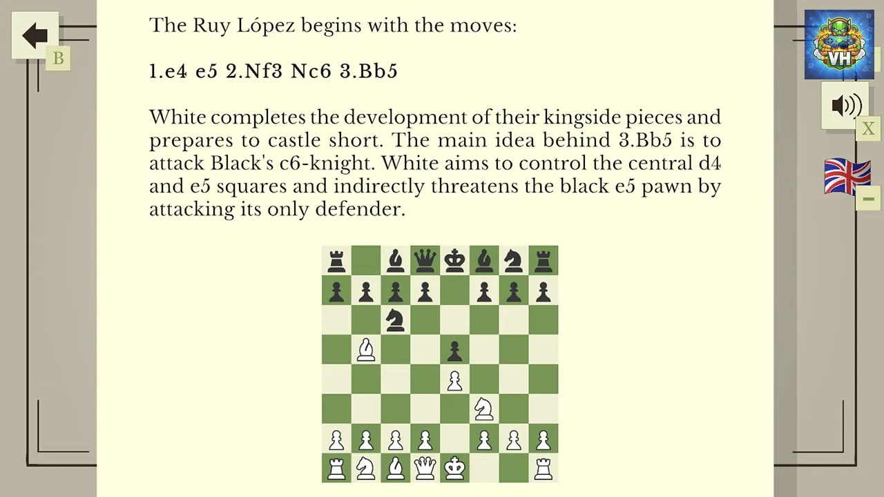Chess Openings and Book Moves Nintendo Switch - ảnh màn hình 1