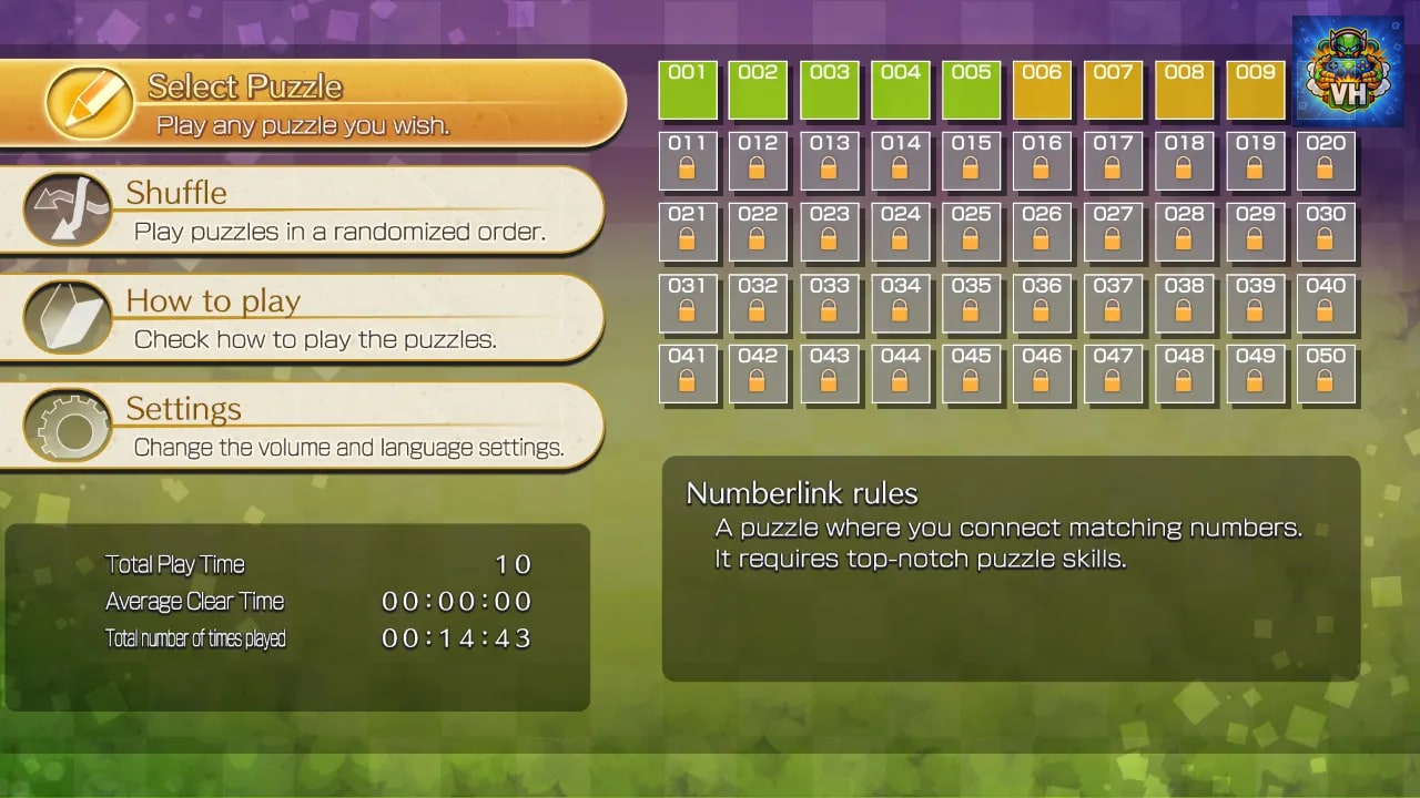 Puzzle by Nikoli S Numberlink Nintendo Switch - ảnh màn hình 6