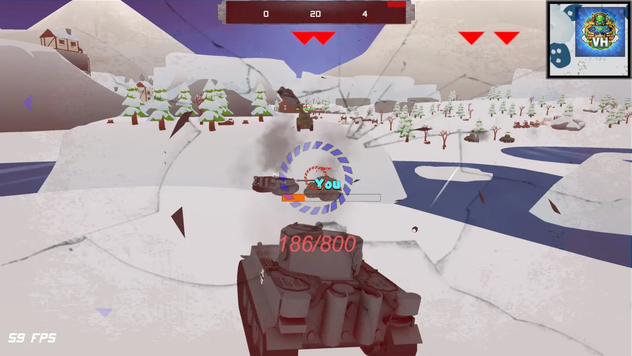 WWII Tank Battle Arena Nintendo Switch - ảnh màn hình 1