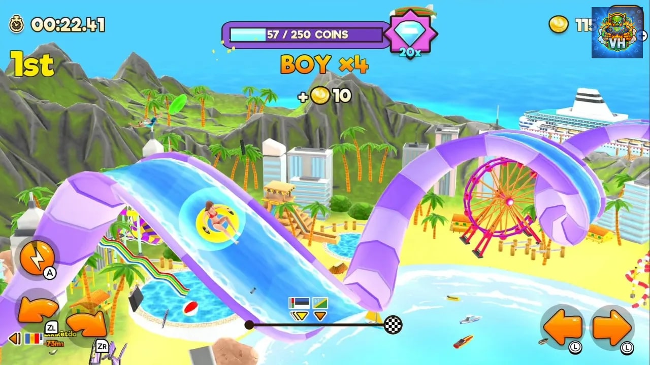 Uphill Rush Water Park Racing Nintendo Switch - ảnh màn hình 5