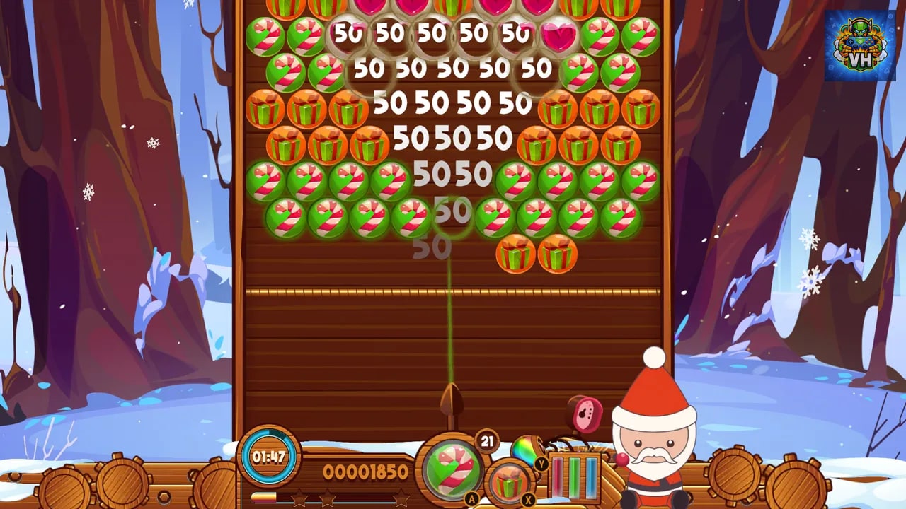 Christmas Bubble Puzzle Nintendo Switch - ảnh màn hình 4