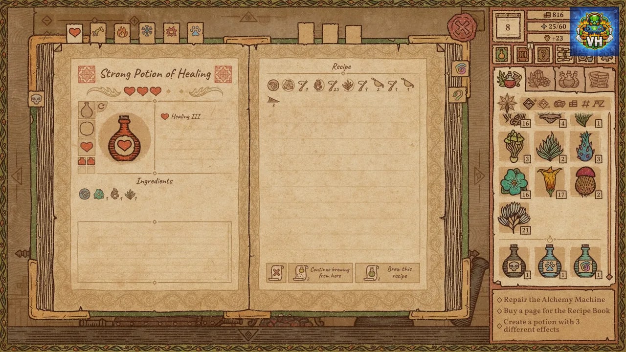 Potion Craft: Alchemist Simulator Nintendo Switch - ảnh màn hình 2