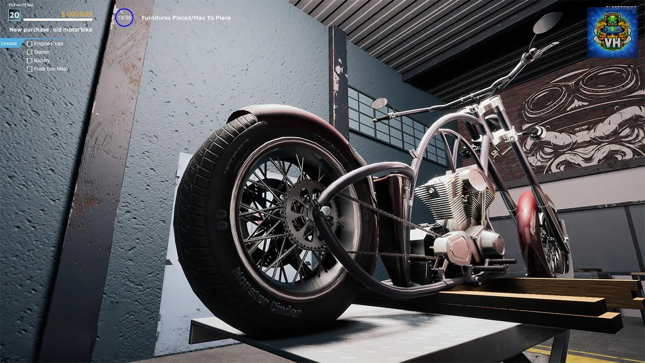 Motorcycle Mechanic Simulator 2021 Nintendo Switch - ảnh màn hình 2