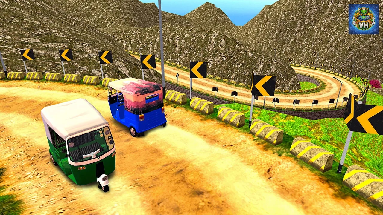 Tuk Tuk Extreme - Real Car Driving Simulator & Parking 2023 Car Games 3D Vehicle Nintendo Switch - ảnh màn hình 5