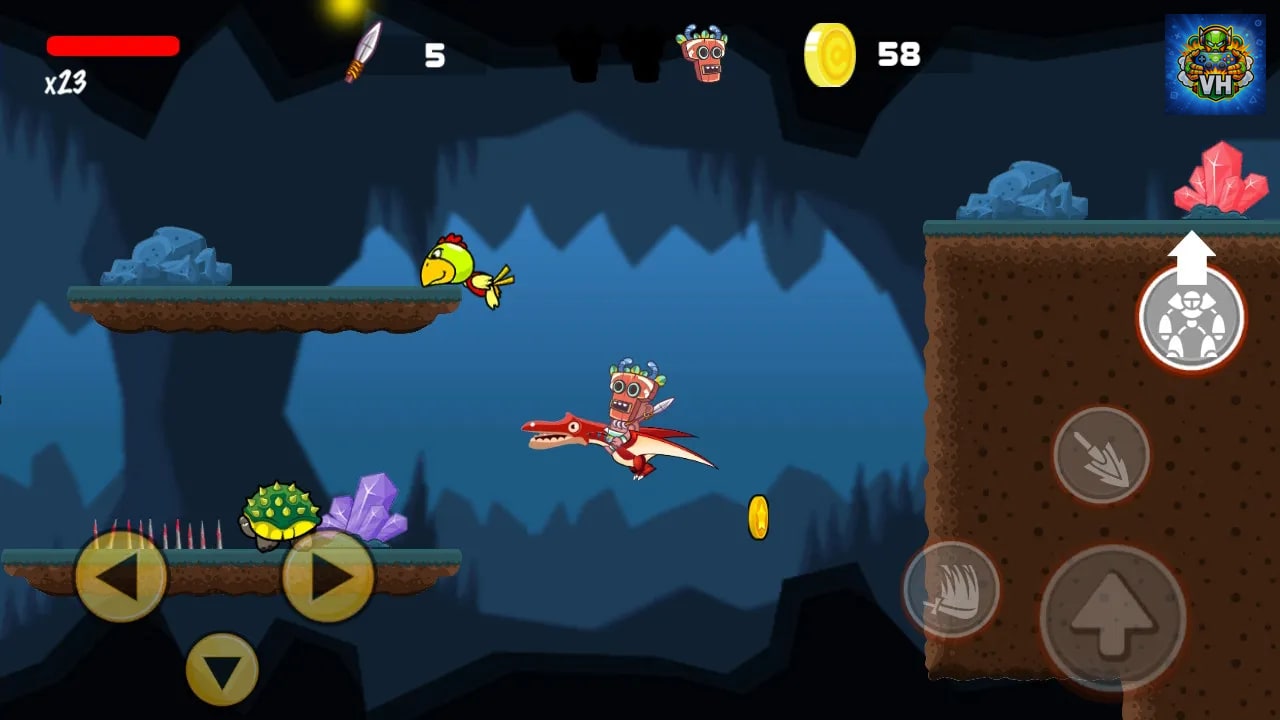 Super Prehistoric World Adventure Nintendo Switch - ảnh màn hình 3