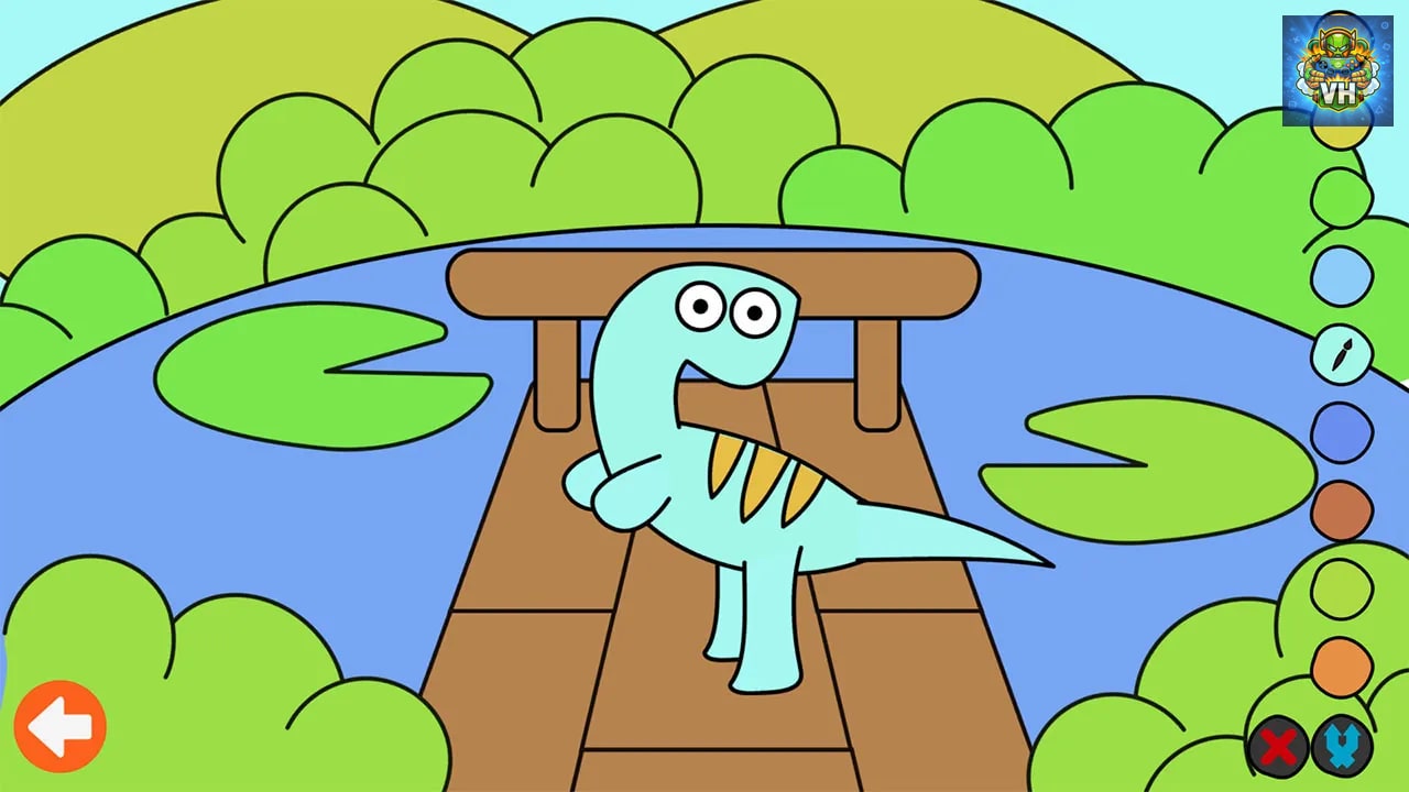 Learn & Play: Dino Coloring Nintendo Switch - ảnh màn hình 3