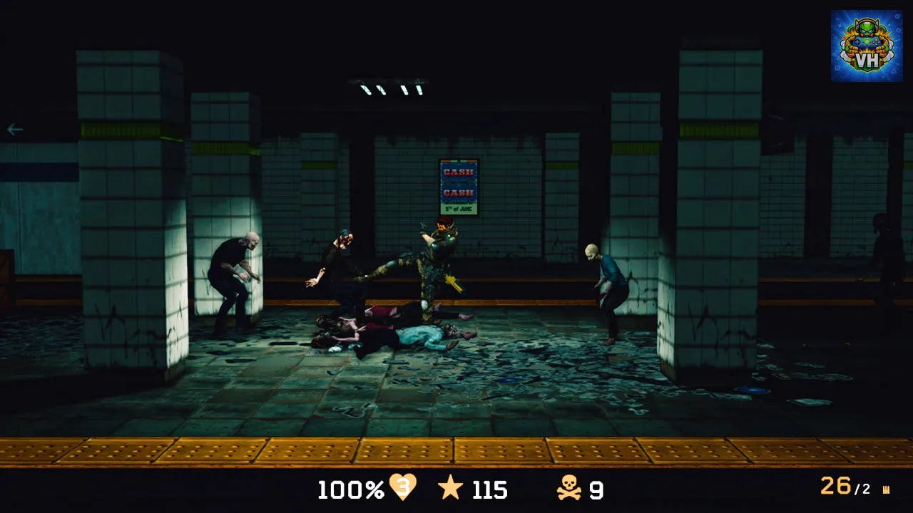Z World Zombie Death War : Survival Platformer Game Left Killer Box 2023 Nintendo Switch - ảnh màn hình 6