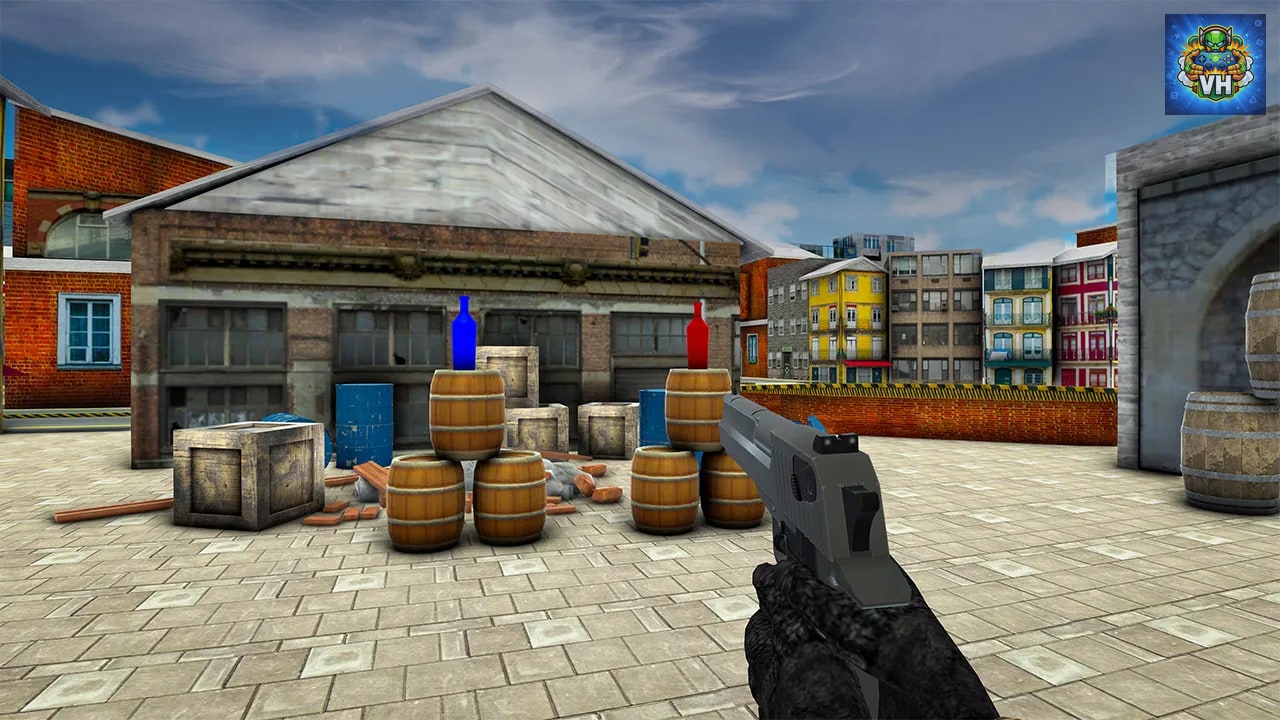 Counter Bottle Shooter-Pro Aim Master Target Bottle Shoot 3D Game Strike Pistol Nintendo Switch - ảnh màn hình 6