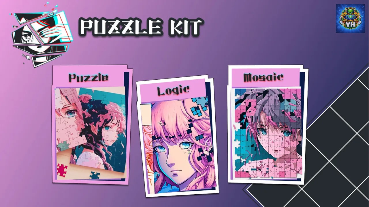 Anime Sexy Girl Puzzle - Hentai Game History Adventure Nintendo Switch - ảnh màn hình 8