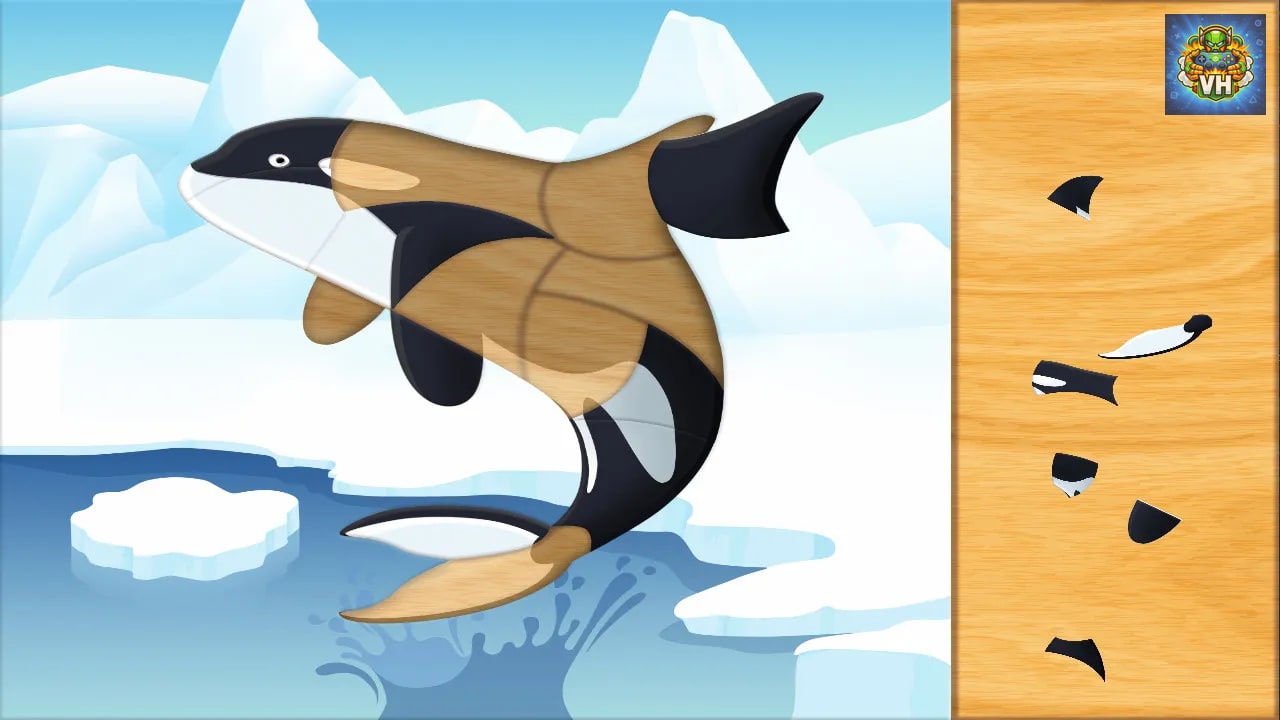 Animal Fun Puzzle - Preschool and kindergarten learning and fun game for toddlers and kids Nintendo Switch - ảnh màn hình 5
