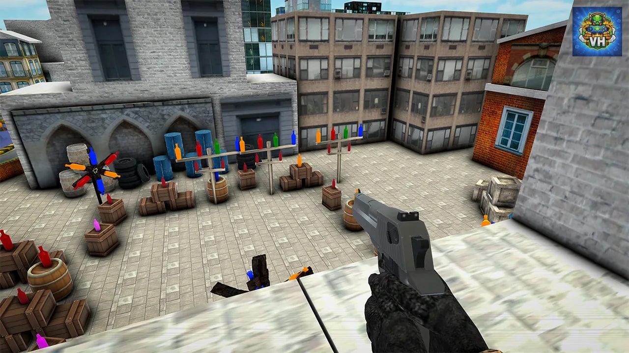 Counter Bottle Shooter-Pro Aim Master Target Bottle Shoot 3D Game Strike Pistol Nintendo Switch - ảnh màn hình 4