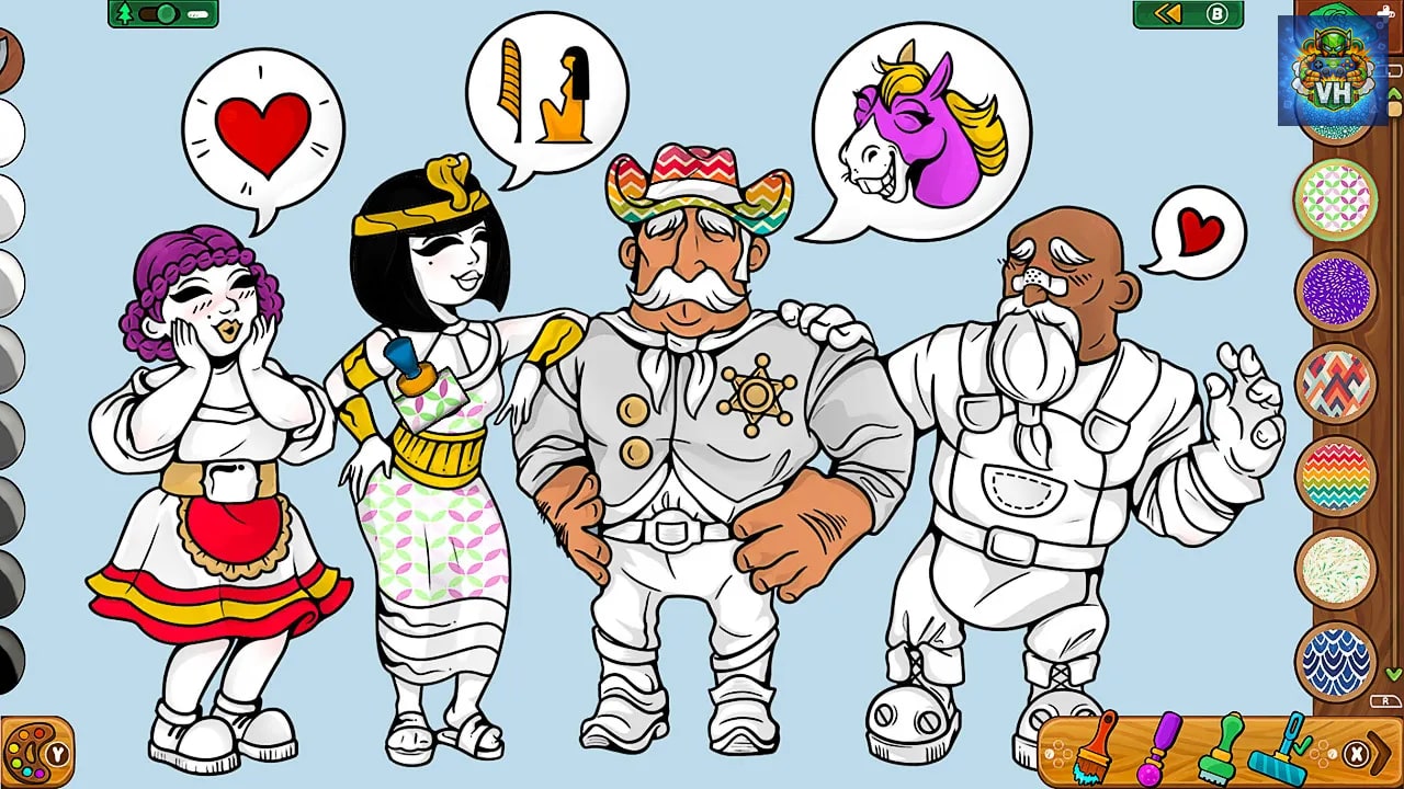 Coloring Pages: Lumberhill Tales Nintendo Switch - ảnh màn hình 7